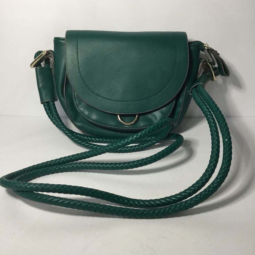 Eva Mendes Women’s Green Crossbody Shoulder Bag